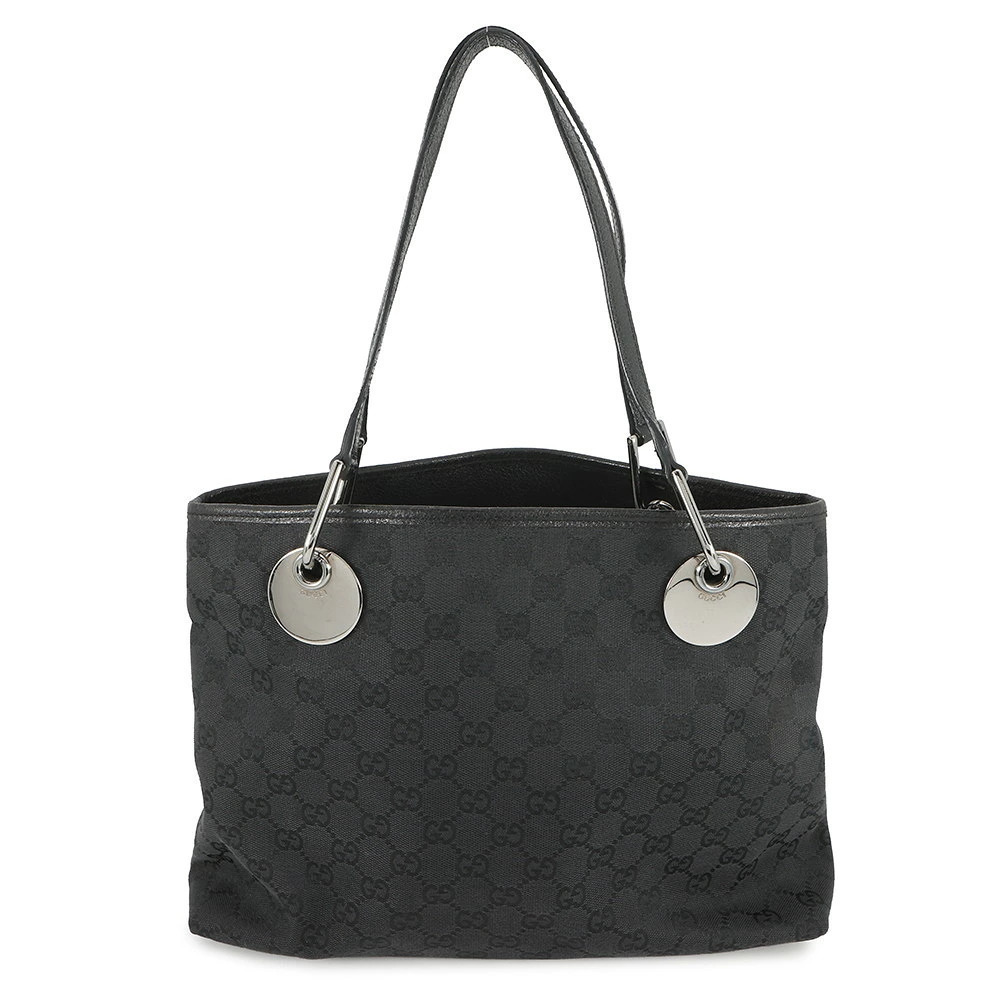 Gucci Tote Bag GG Canvas Black